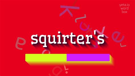 squirter traduction|squirter translation.